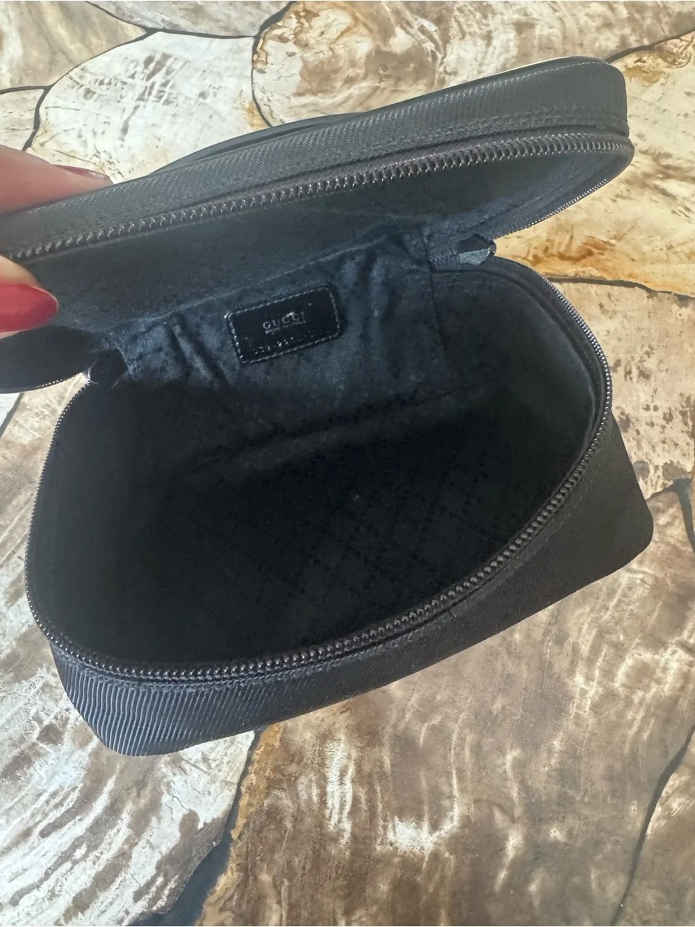 Gucci mini vanity with bamboo